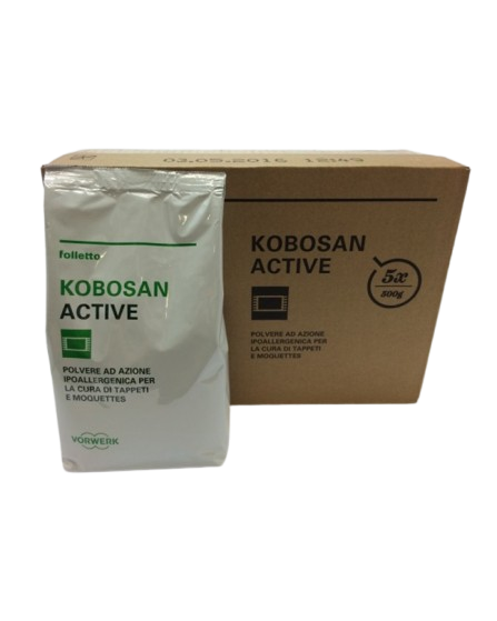Kobosan Active Detergente in Polvere 500g - 5 Buste Vorwerk Folletto